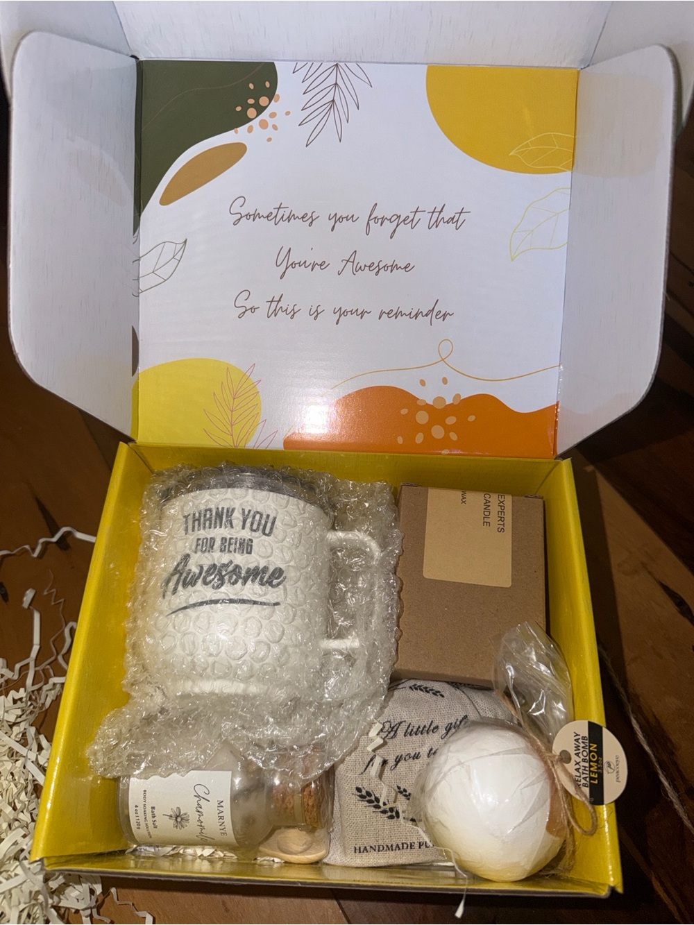 Thank You Gift Box — personal care / spa set